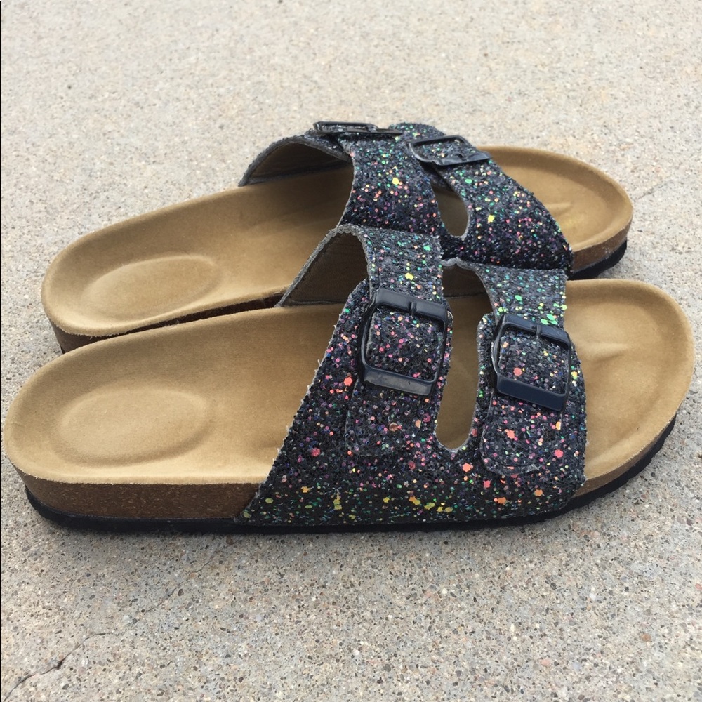 *SOLD!* Glitter Sandals - NWOT, OBO